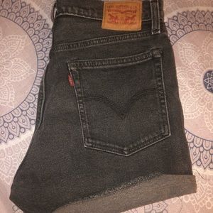 Vintage high waisted Levis shorts.